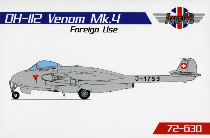 AccsGB Ukraine 1/72 de Havilland Venom FB.4